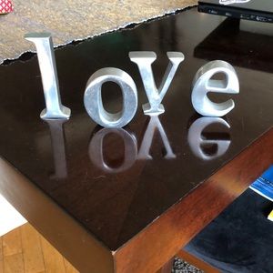 💛LOVE Silver letters💛